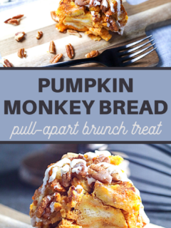 this pull-apart monkey bread is full of the wonderful autumn flavor of pumpkin spice