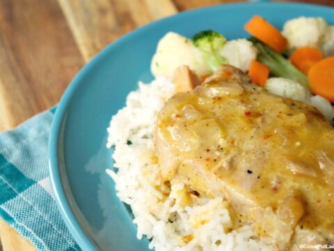 Image for Crock-Pot Creamy Italian Pork Chops Recipe!