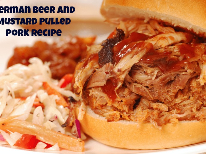 Image for German Beer And Mustard Pulled Pork Recipe: Crockpot Cooking