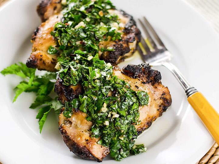 Image for Grilled Chicken with Chimichurri Sauce