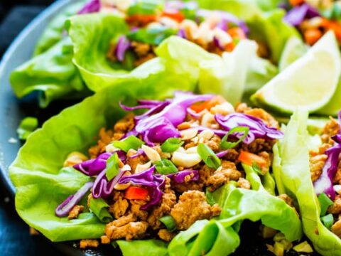 Image for Ground Chicken Thai Lettuce Wraps