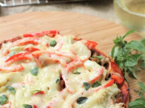 Image for Spicy Mediterranean Chicken Pizza