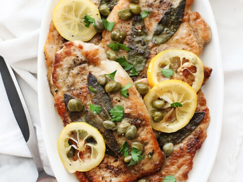 Image for 30 Minute Pork Scallopini With Lemons and Capers