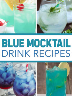 non alcoholic blue drinks