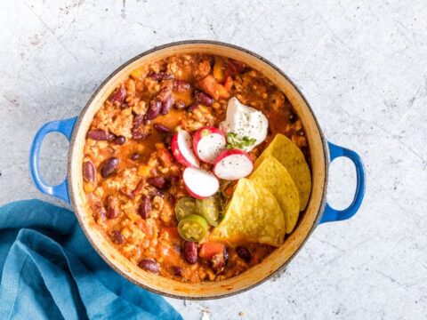 Image for Chicken Chilli {Gluten-Free} - Includes Instant Pot Version + Slow Cooker Version
