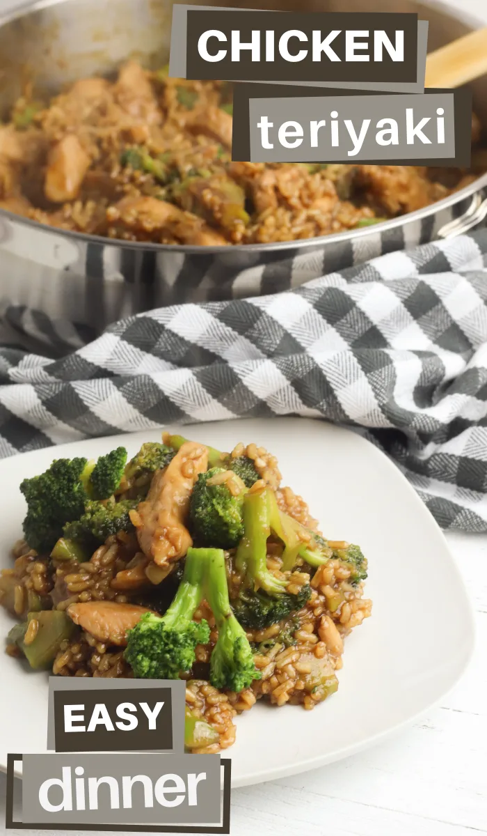 this teriyaki chicken and broccoli skillet recipe is so easy and yummy