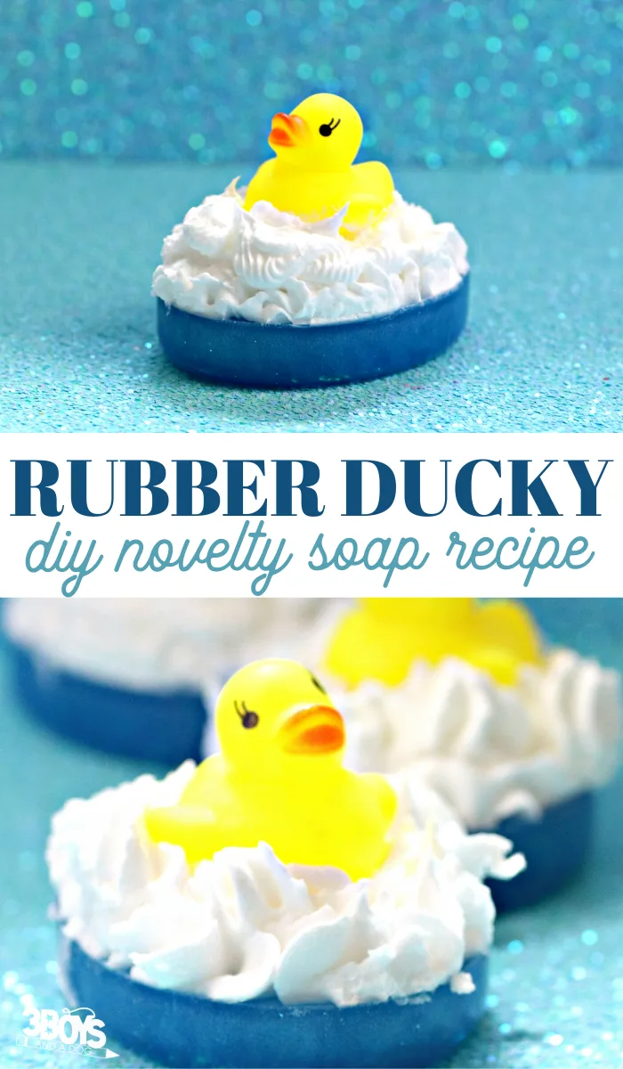 make your own rubber ducky novelty soap recipe