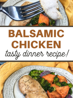 Balsamic chicken dinner