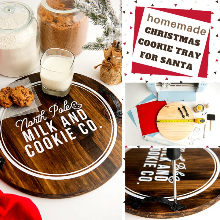 diy cookie tray decoration for a country christmas