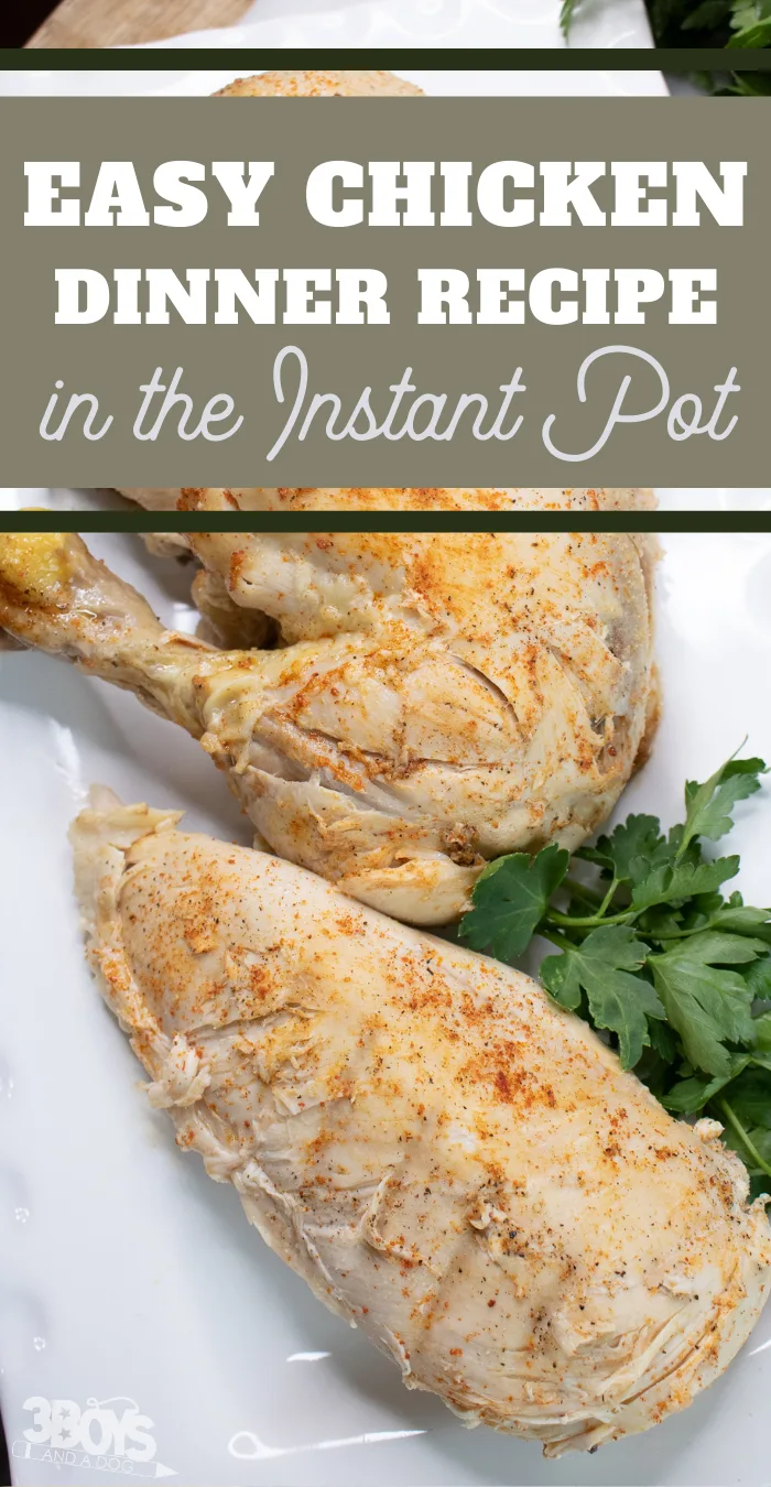 how to cook a whole chicken in the instant pot