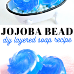 jojoba bead and lilac melt and pour soap recipe