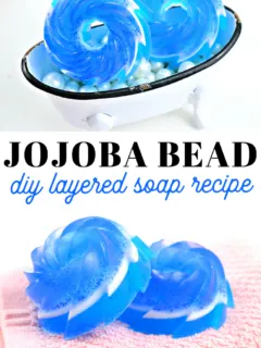 jojoba bead and lilac melt and pour soap recipe