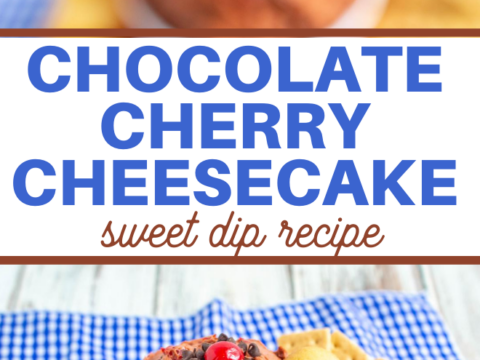 sweet dip recipe of cherries and chocolate
