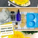 how to make lemon poppy seed soap at home