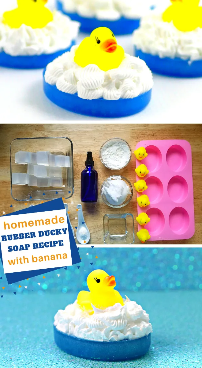 how to make this adorable rubber duck soap recipe at home