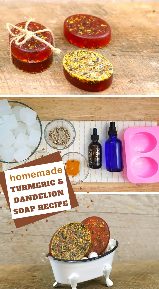 turmeric and dandelion soap recipe