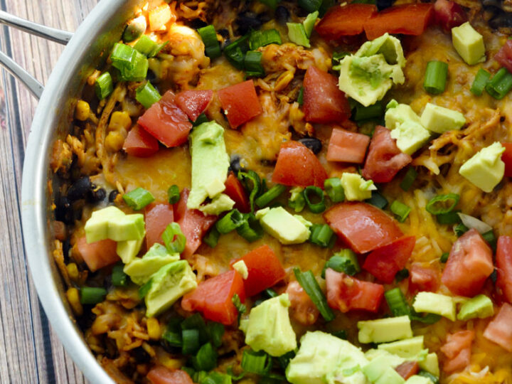 Image for One Pot Cheesy Chicken Taco Rice