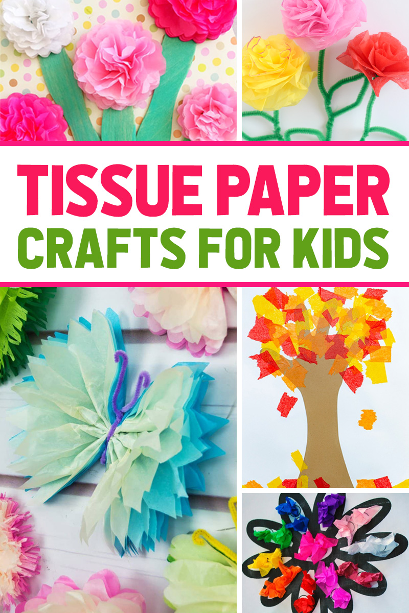 easy tissue paper crafts for preschoolers