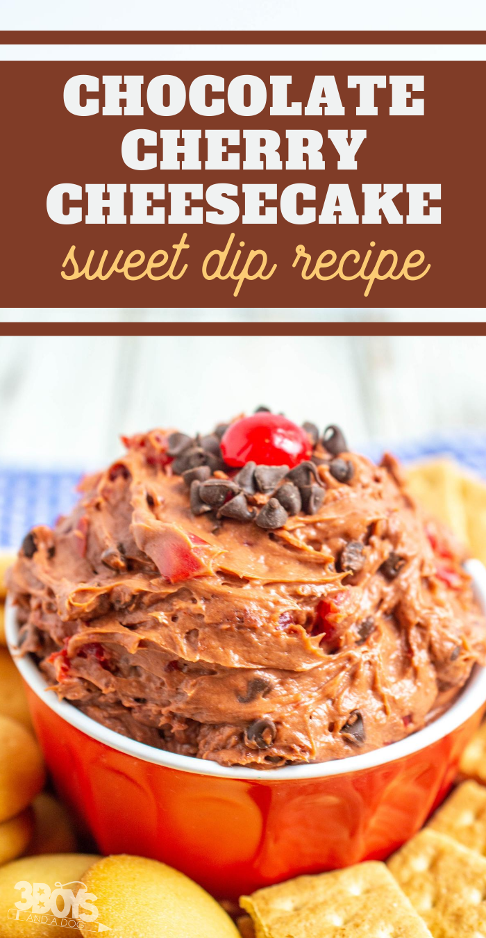 this sweet chocolate dip recipe perfect for game night or tailgating