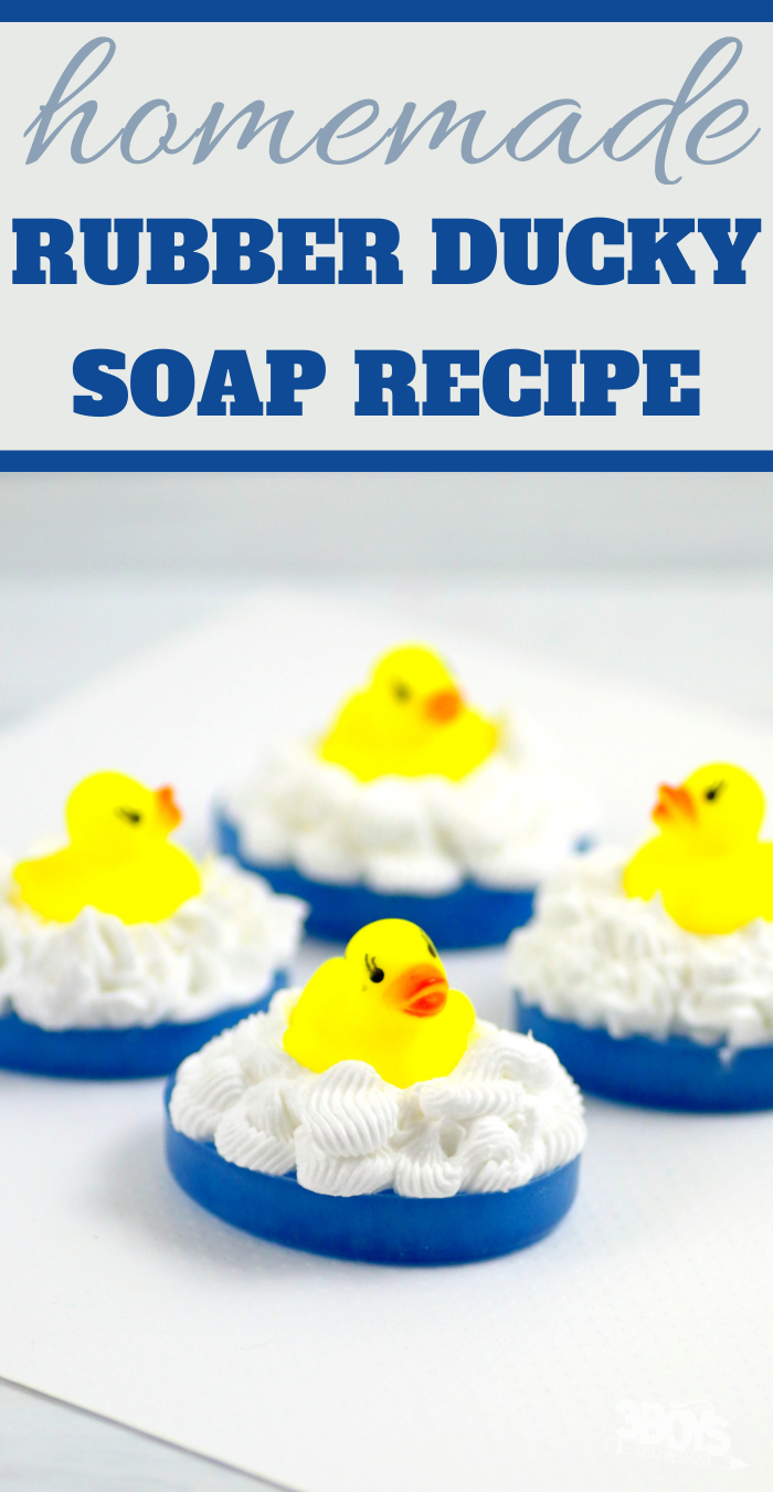 diy novelty soap recipe for a rubber ducky themed party
