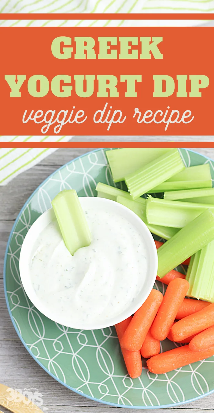 this healthy greek yogurt dip recipe is the perfect partner to raw fresh vegetables