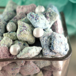 chex mix and candy melts combine for a delicious sweet and crunchy snack that your guests are sure to love