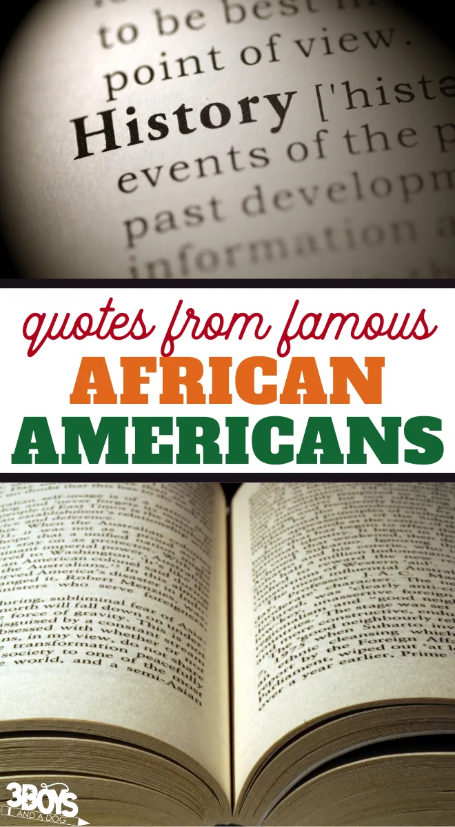 inspirational quotes from famous African Americans