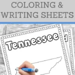 Tennessee Handwriting and Coloring Pages