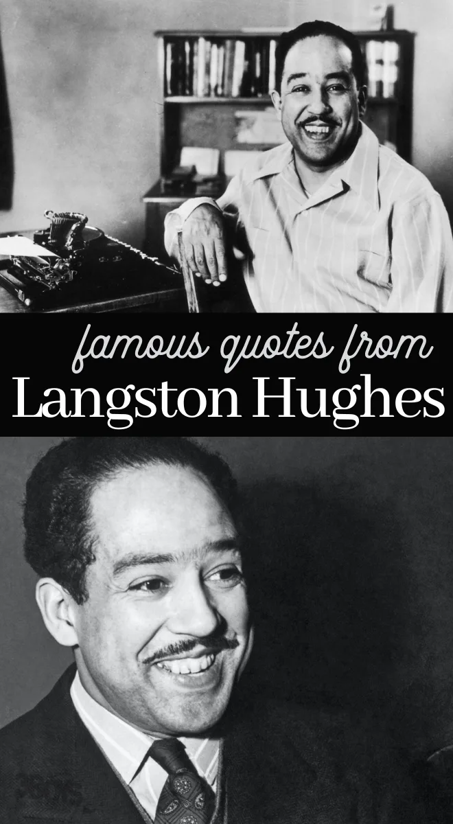 quotes from famous African American Langston Hughes