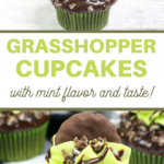 grasshopper cookie cupcakes