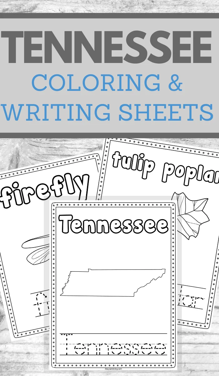 free printable tennessee coloring pages