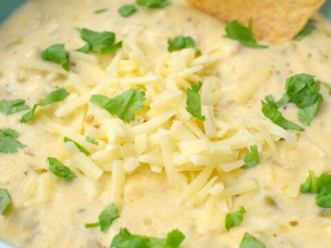 Image for Slow Cooker Four Cheese Queso Dip - Snacks and Sips