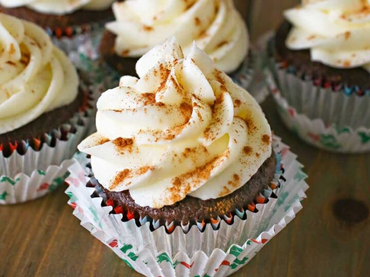 Image for Chocolate Eggnog Cupcakes
