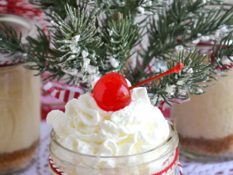 Image for Eggnog Cheesecake in a Jar Recipe - Flour On My Face