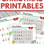 fun decoding worksheets in a christmas theme