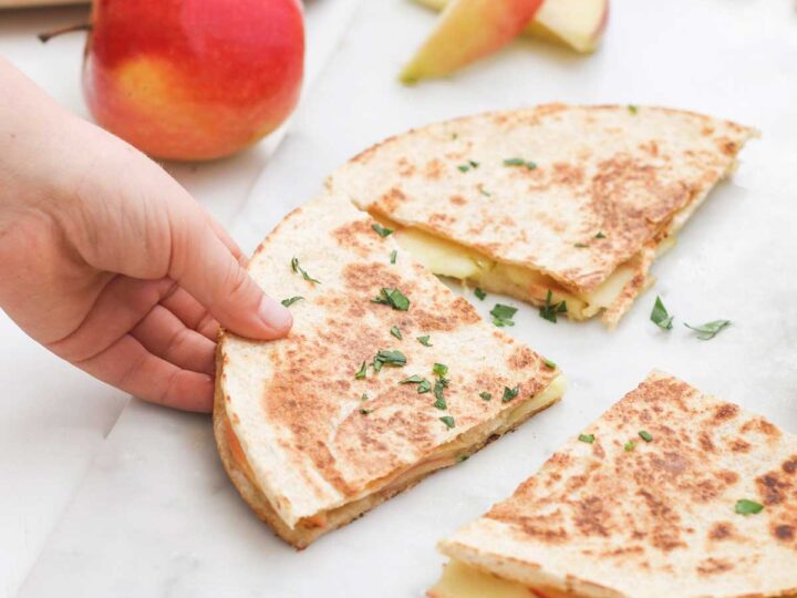 Image for Apple and Cheese Quesadillas