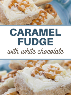 white chocolate salted caramel fudge recipe