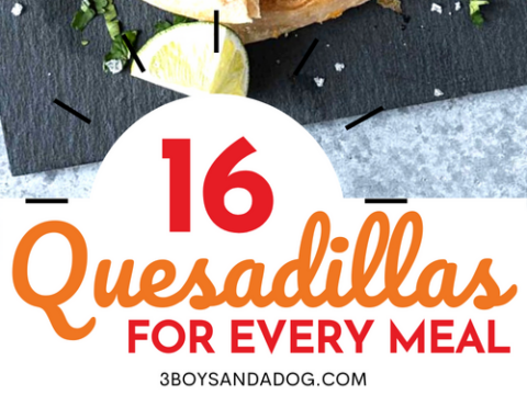 quesadillas for breakfast lunch and dinner