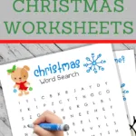doggy christmas worksheets