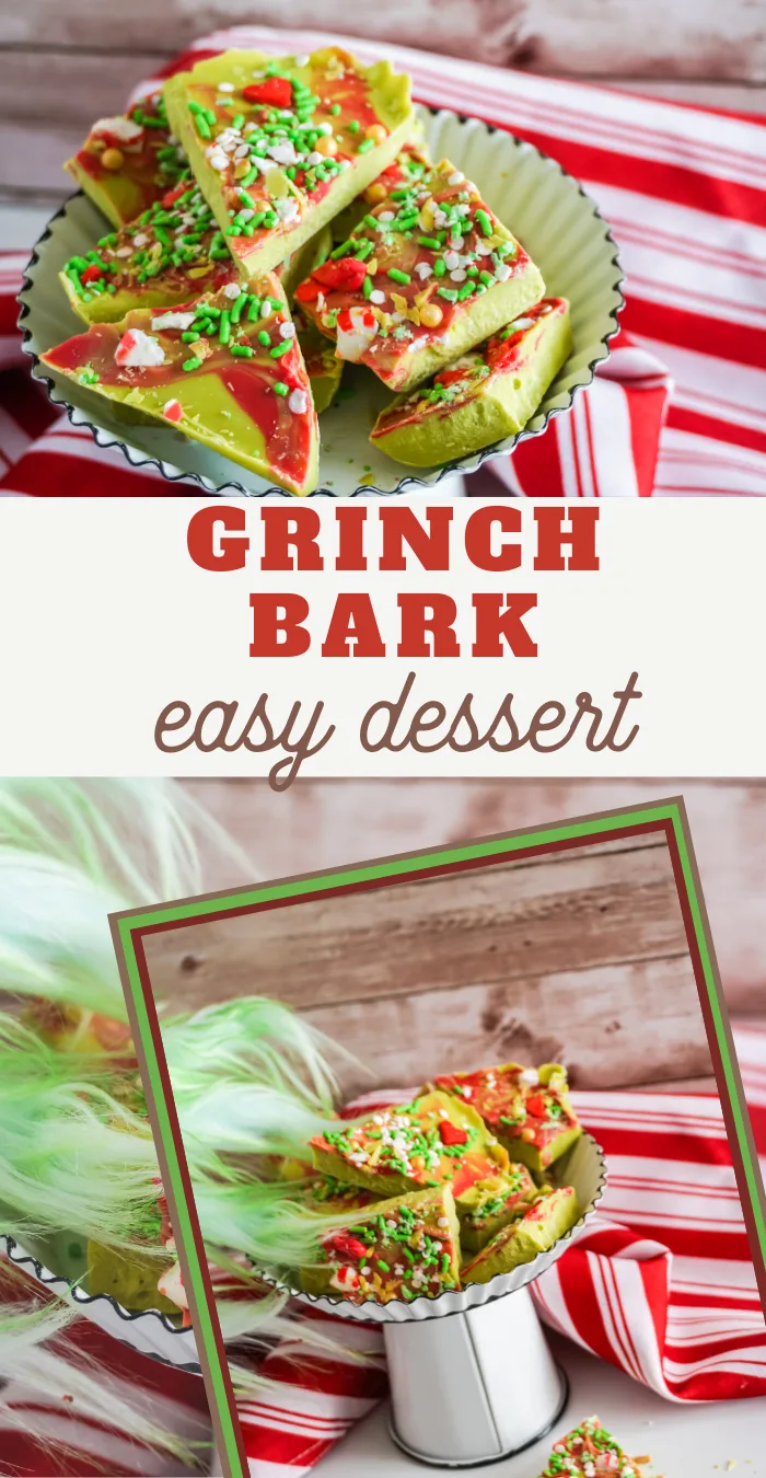 grinch bark recipe
