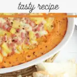 ham bacon and pineapple in dip form