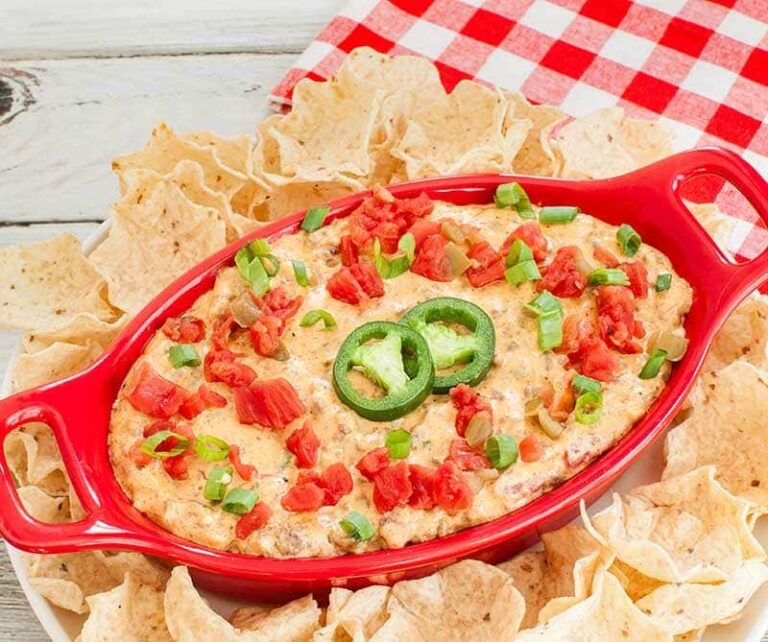 Rotel dip with cream cheese and ground beef