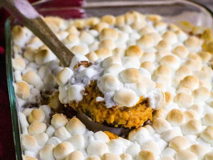 Image for Sweet Potato Casserole with Mini Marshmallows - Cooked by Julie