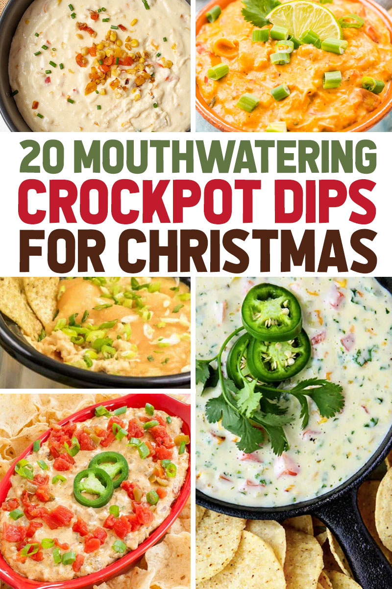20 Crockpot Dips for Christmas