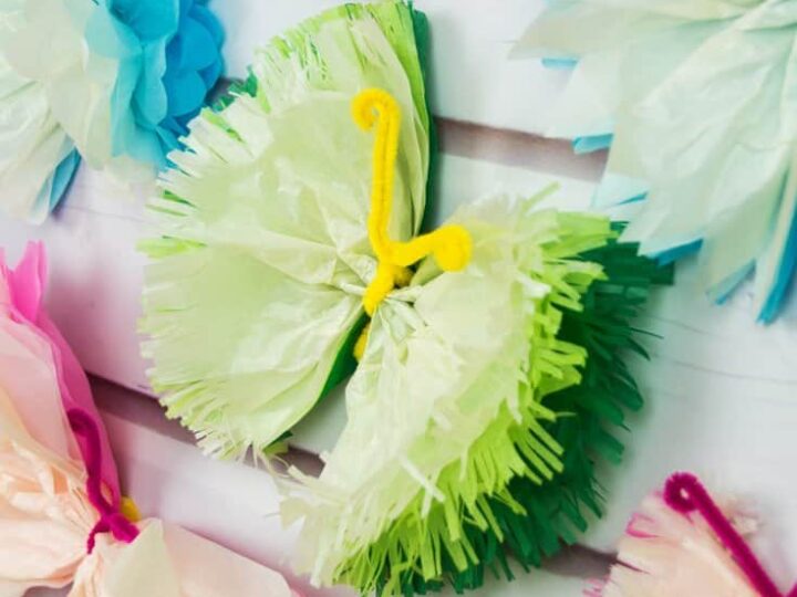 Image for Tissue Paper Butterflies – Fun Paper Craft DIY