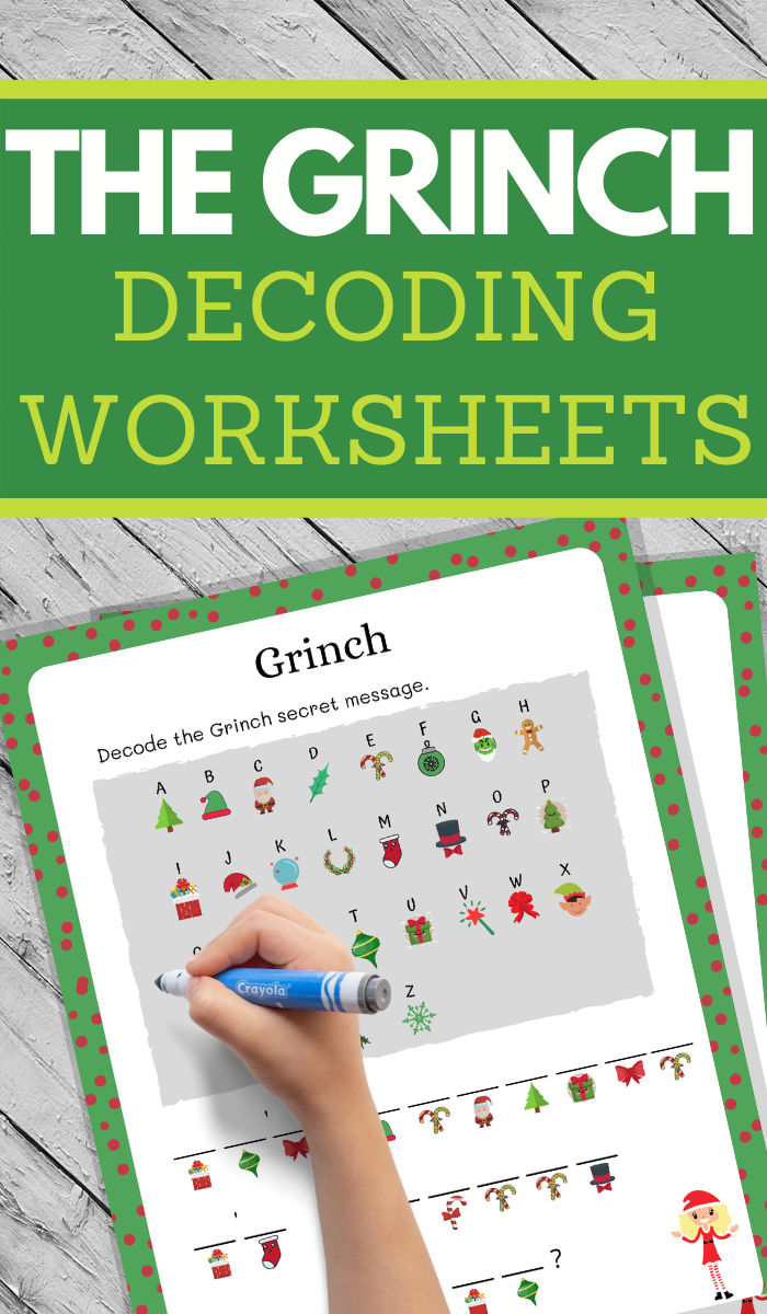 Adorable And Fun Grinch Decoding Worksheets