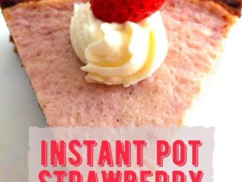 Image for Instant Pot Strawberry Cheesecake