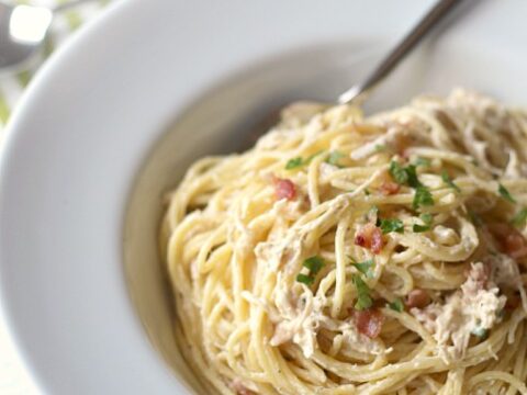 Image for Slow Cooker Bacon Ranch Chicken Pasta 