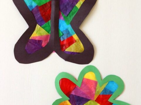 Image for Stained Glass Tissue Paper Crafts
