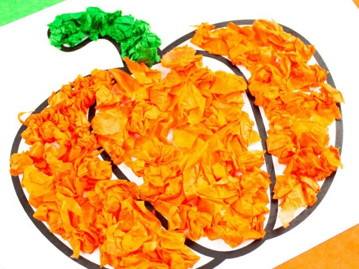 Image for Tissue Paper Pumpkin Craft